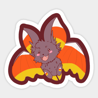 Candy Corn Bat Cutie Sticker